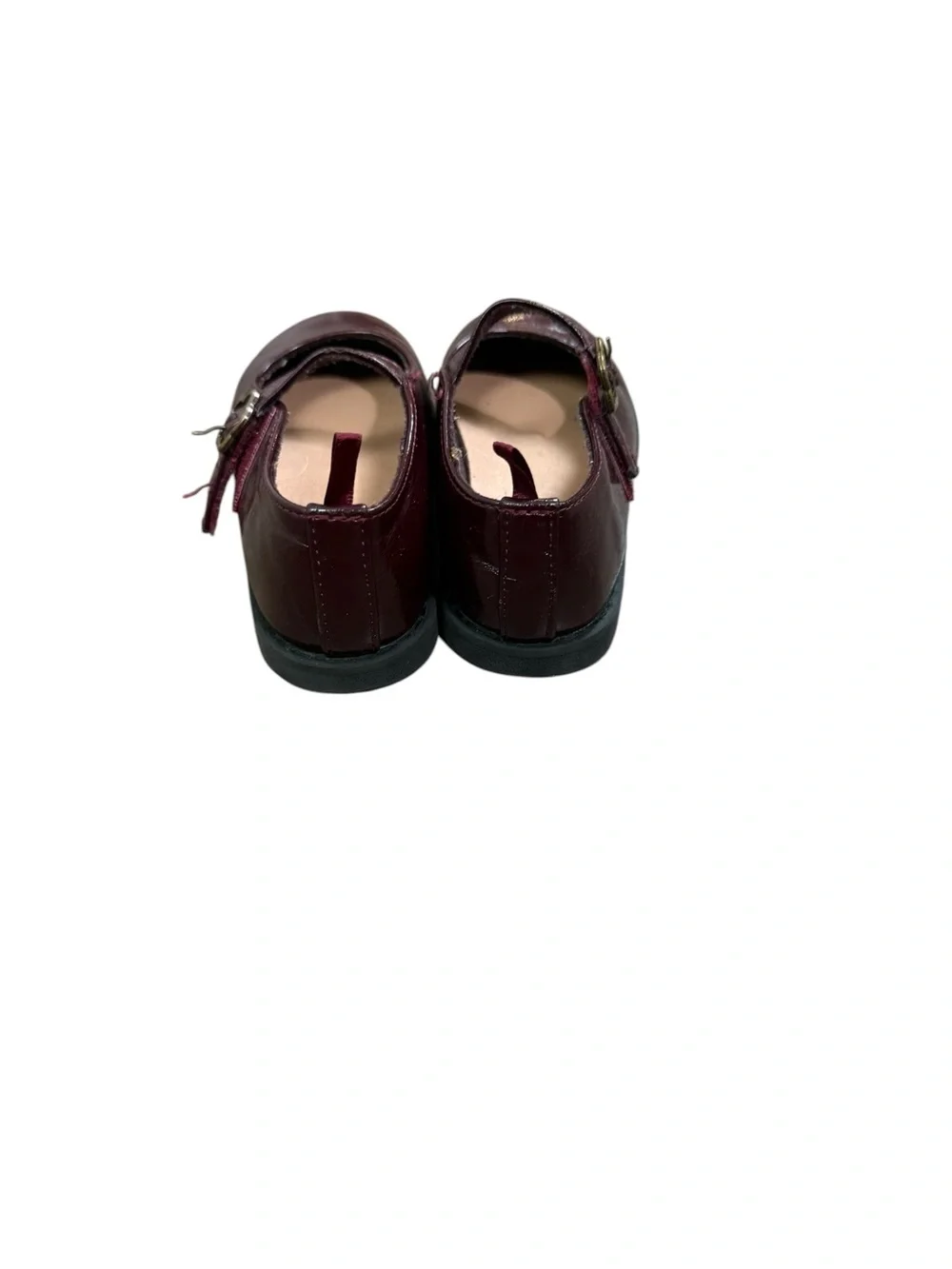 Old Navy Girls Mary Jane Dress Shoes in Burgundy Patent